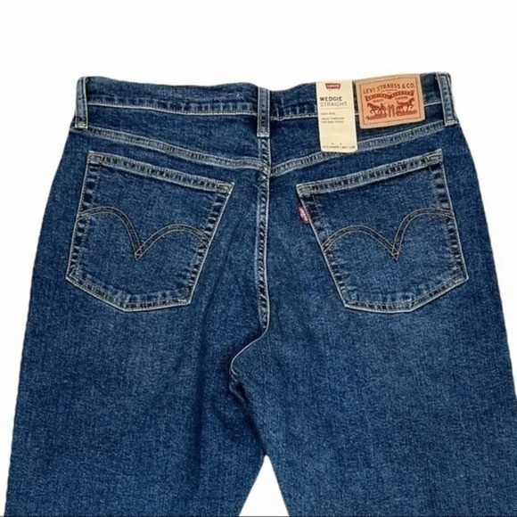 Levis wedgie fit high rise jeans size 31 size 12 - Picture 4 of 12